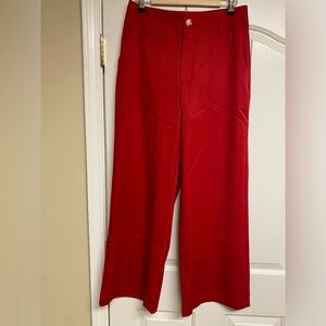 Vibrant Red Pants